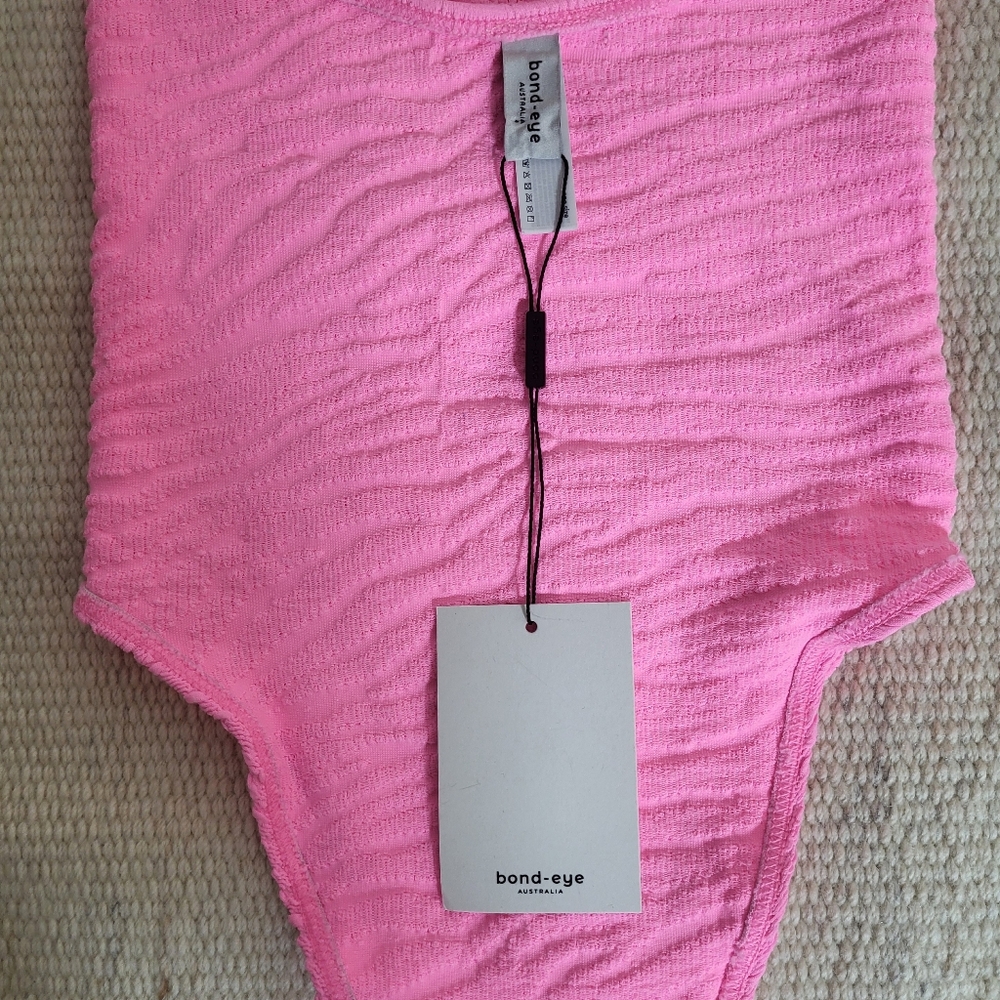 NWT Bond-Eye Fane One Piece Swimsuit in Pink Tiger - Picture 3 of 9